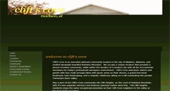 Desktop Screenshot of cliftscovemadison.com